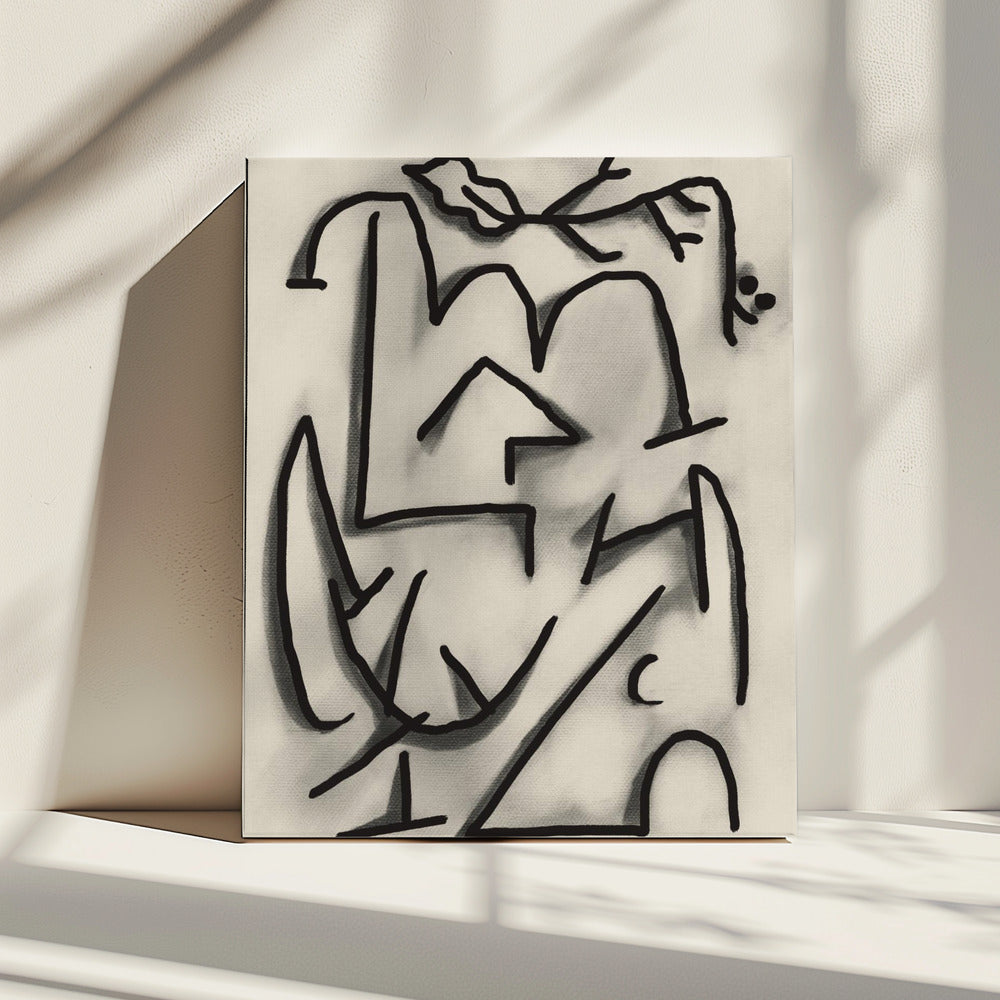 Abstrakte Linienlandschaft | Leinwand