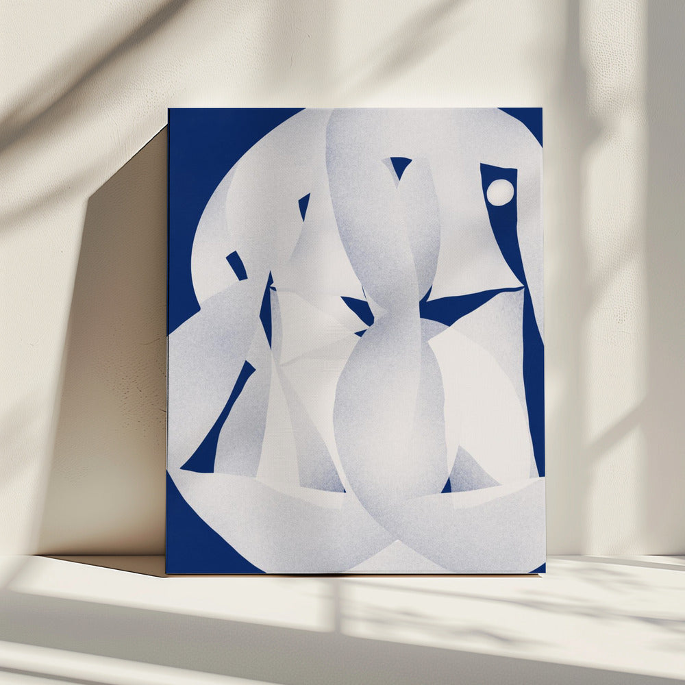 Papierskulptur Abstrakt | Leinwand