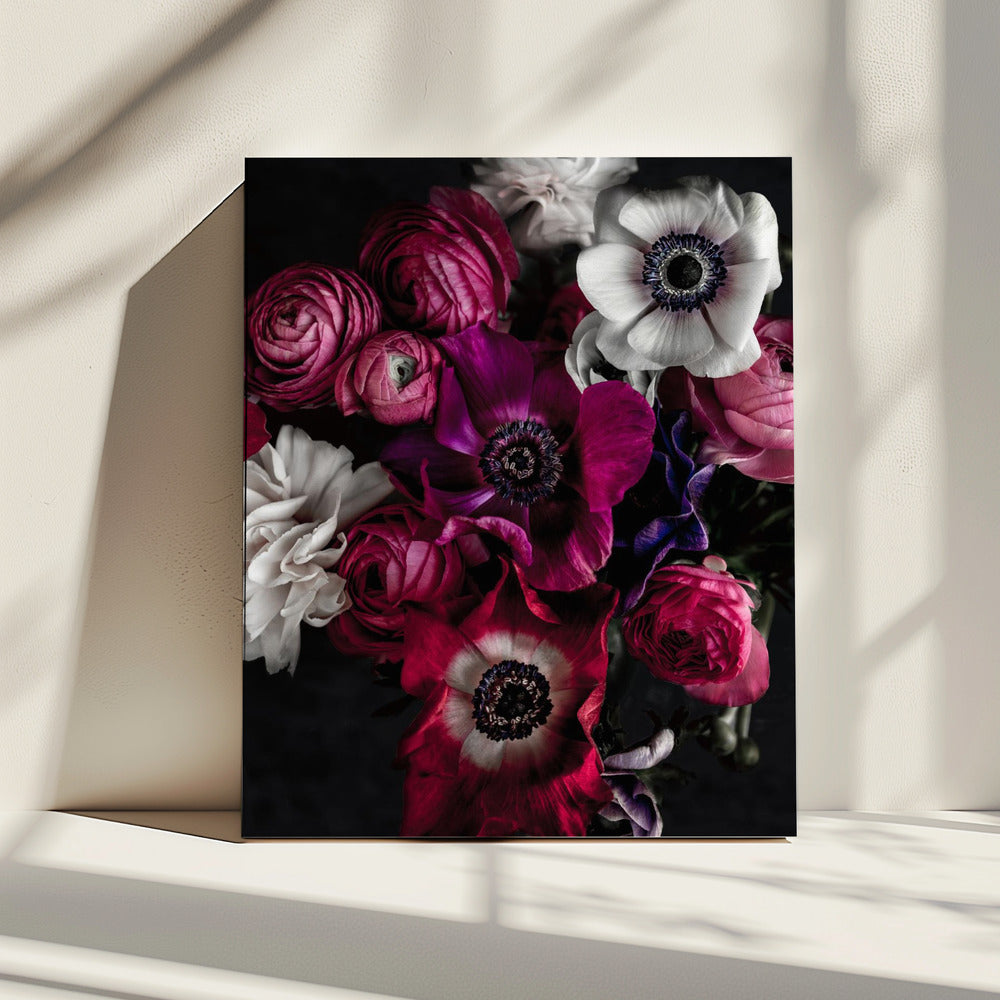 Dunkle Blumen 1 | Leinwand