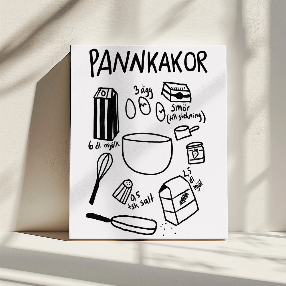 Pfannkuchen-Essentials | Leinwand