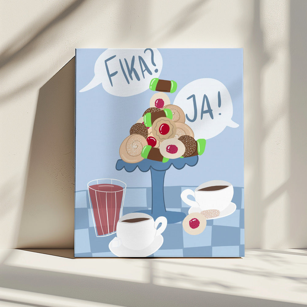 Schwedisches Fika-Vergnügen | Leinwand