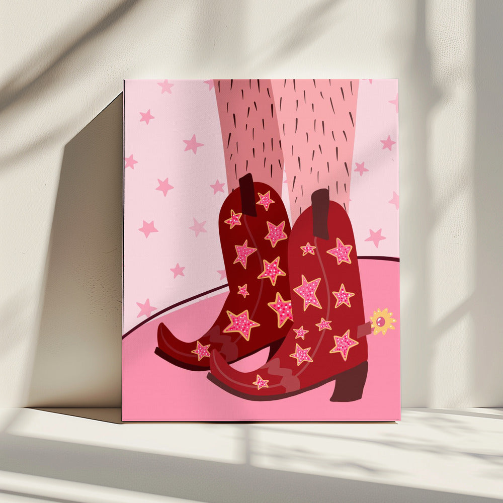 Sternenhimmel-Stiefel | Leinwand