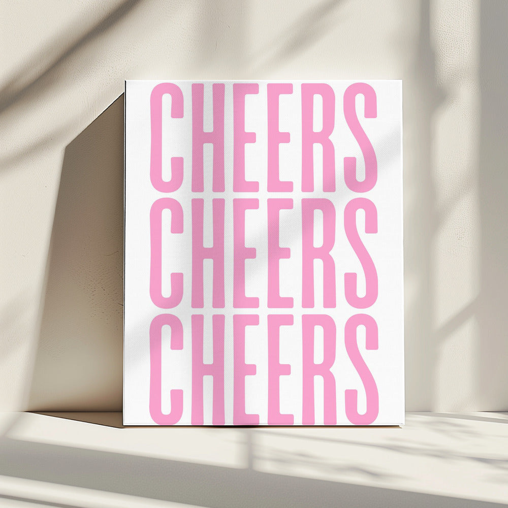 Dreifaches Cheers-Display | Leinwand
