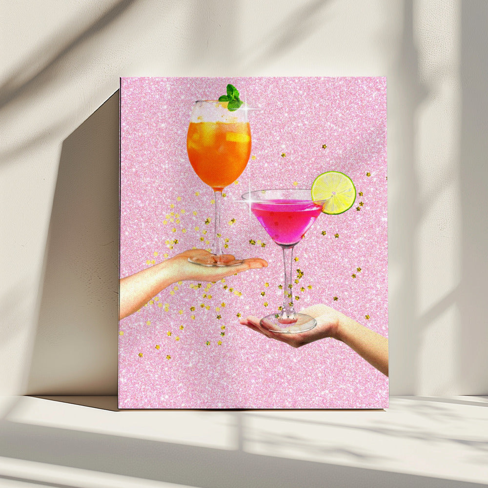 Funkelnder Jubel | Leinwand
