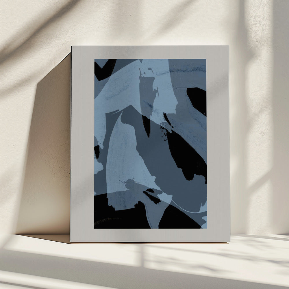 Abstrakte Pinselstriche 60Y | Leinwand