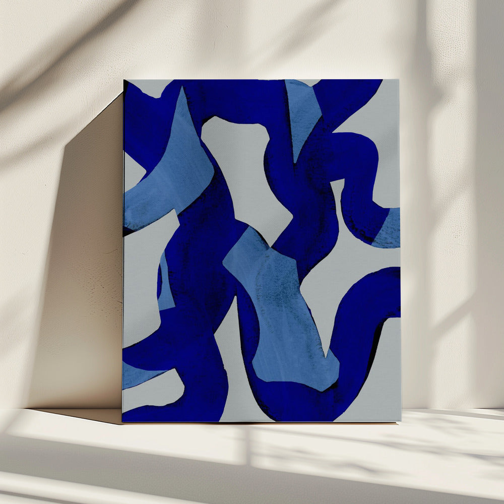 Abstrakte Pinselstriche 65X | Leinwand