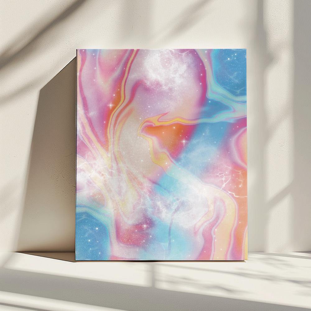 Vintage Pastell Raum | Leinwand
