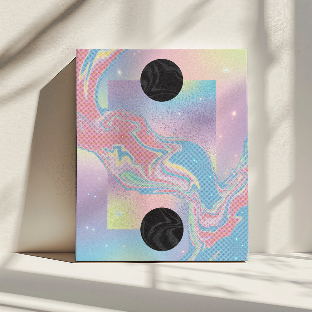 Black Hole Pastel Cosmos | Canvas