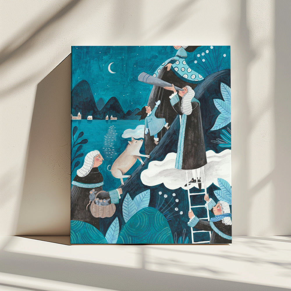 Reise durch die Nacht | Leinwand