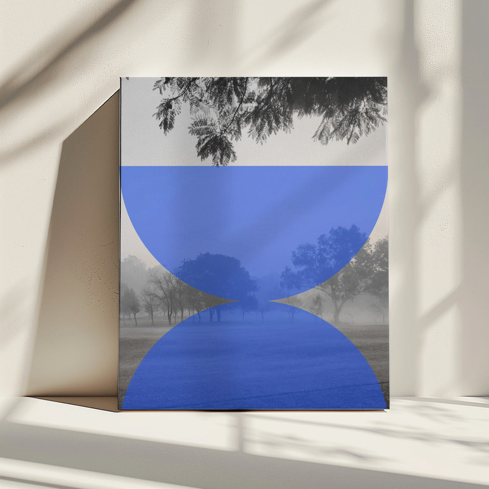 Nebelblauer Horizont | Leinwand