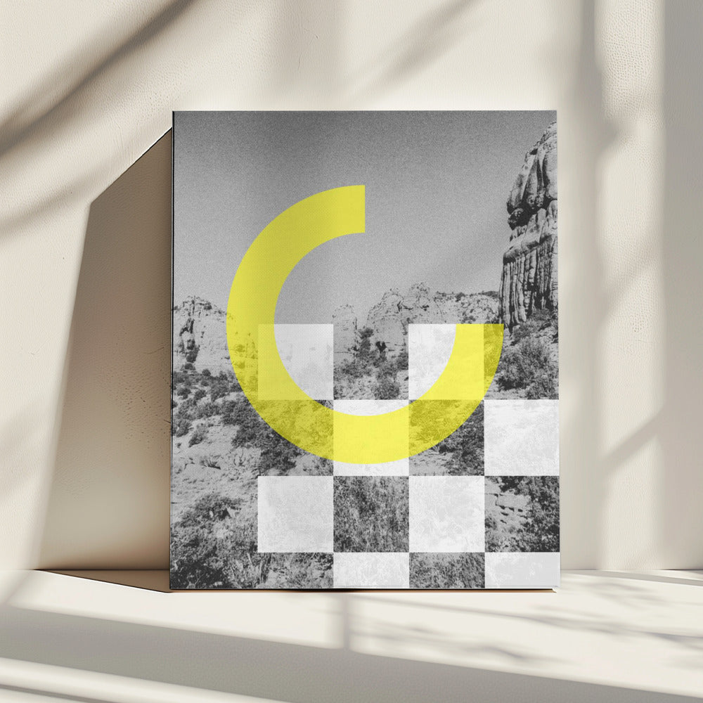 Wüstengeometrie | Leinwand