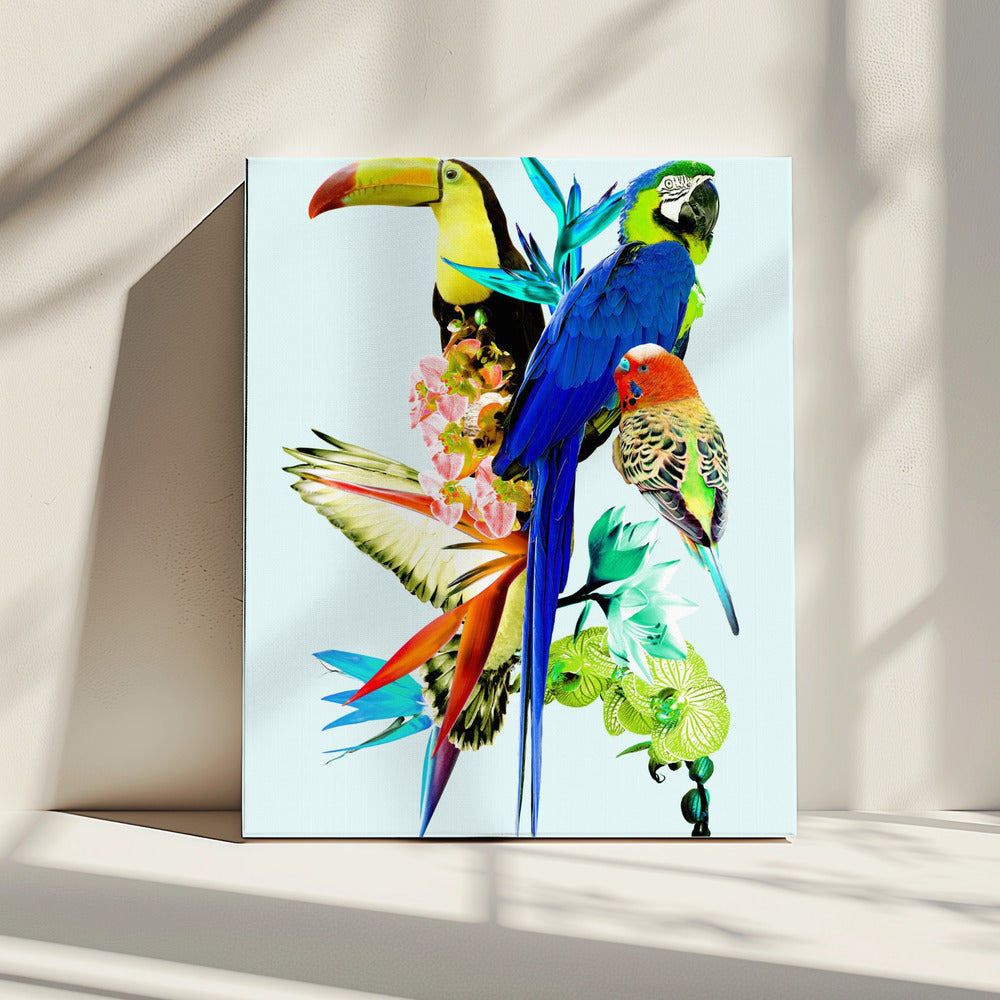 Paradiesvögel II | Leinwand