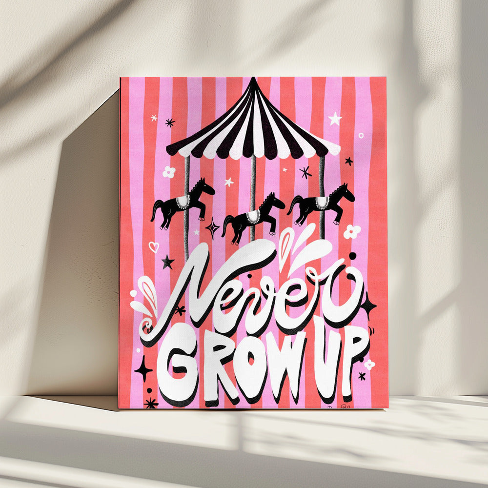 Carousel - Never Grow Up | Canvas