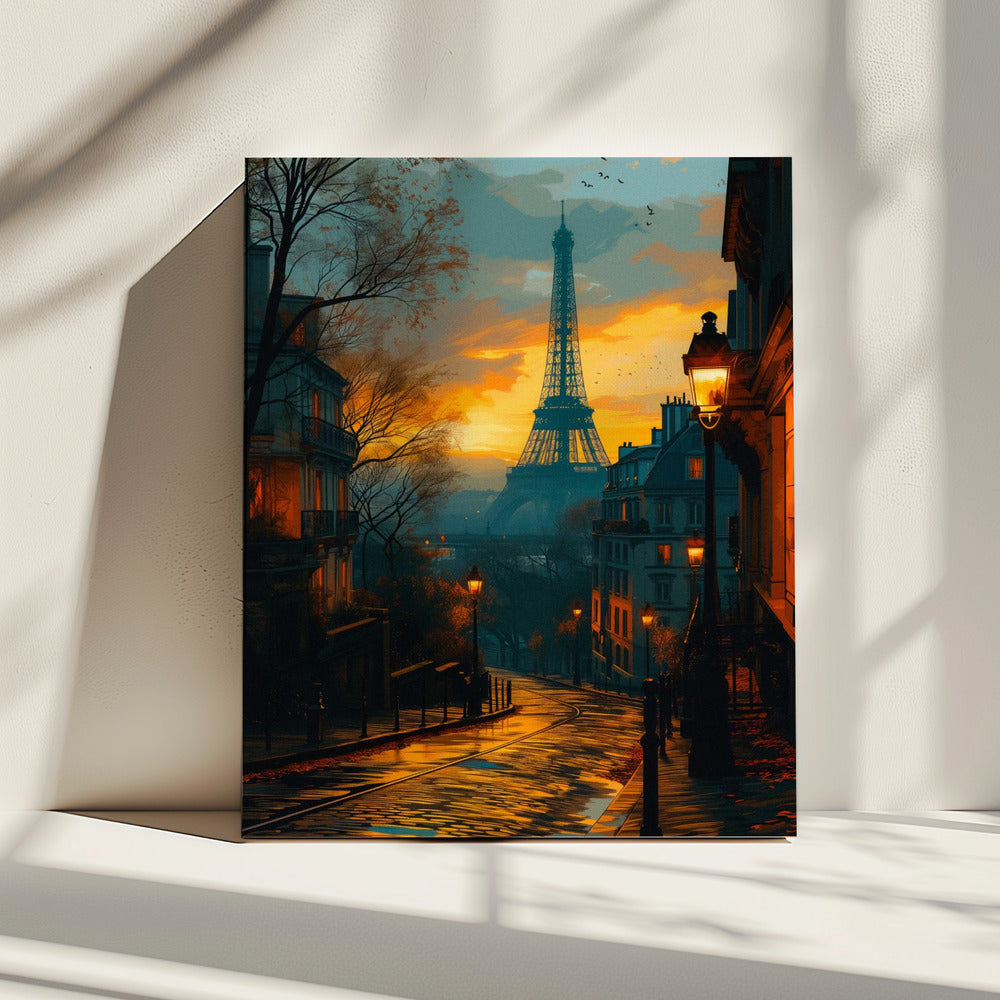 Willkommen in Paris | Leinwand