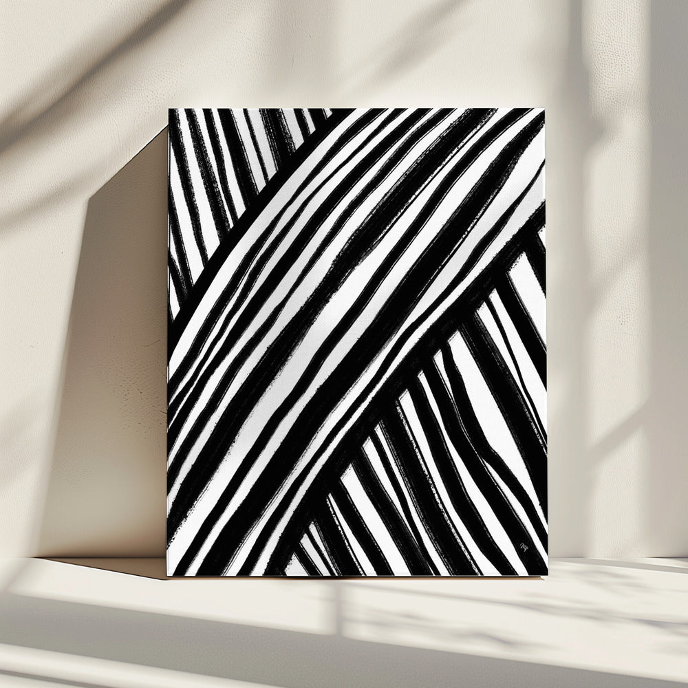Zebras Weg | Leinwand