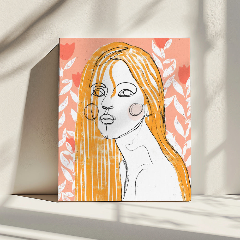 Floraler Blick | Leinwand