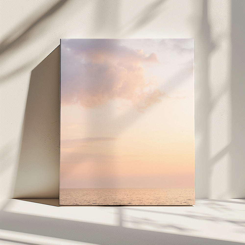 Pastellfarbener Sonnenuntergang | Leinwand