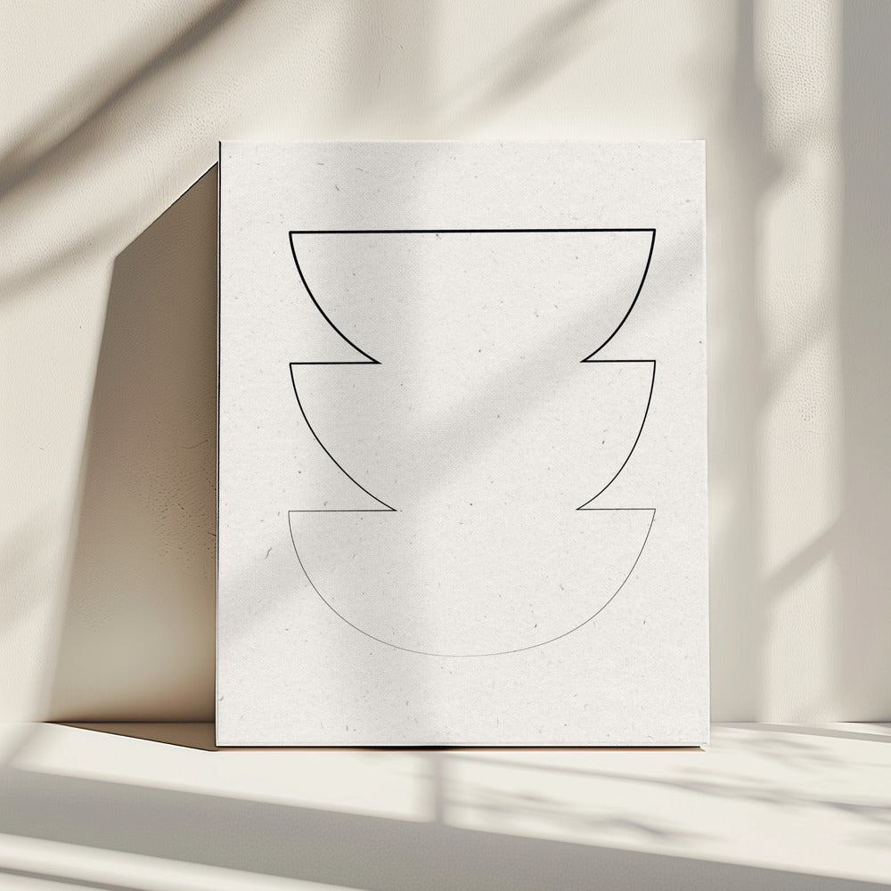 Stacked Simplicity | Canvas