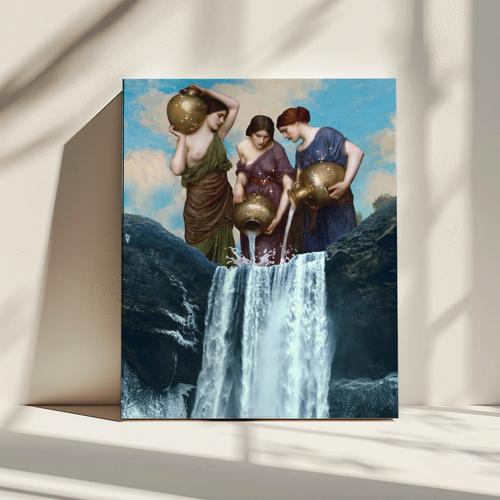 Magischer Wasserfall | Leinwand