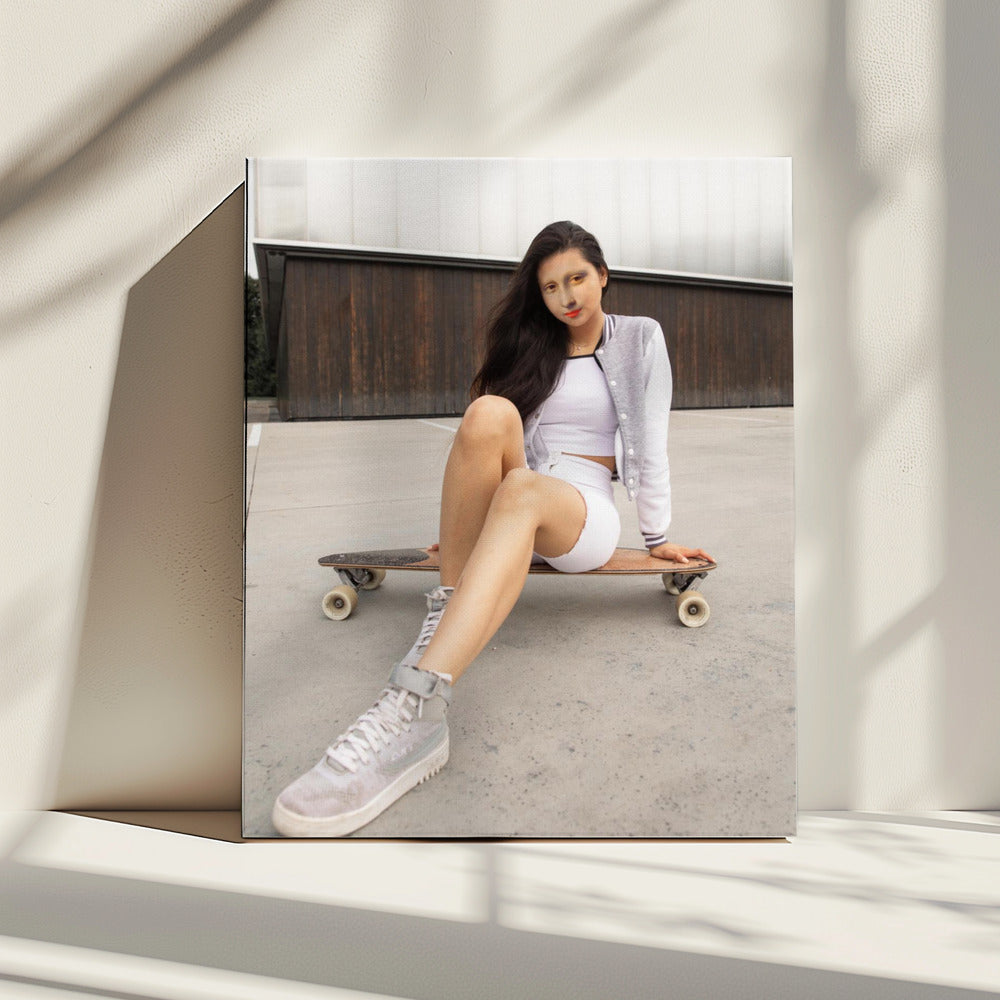 Skater Monalisa | Canvas