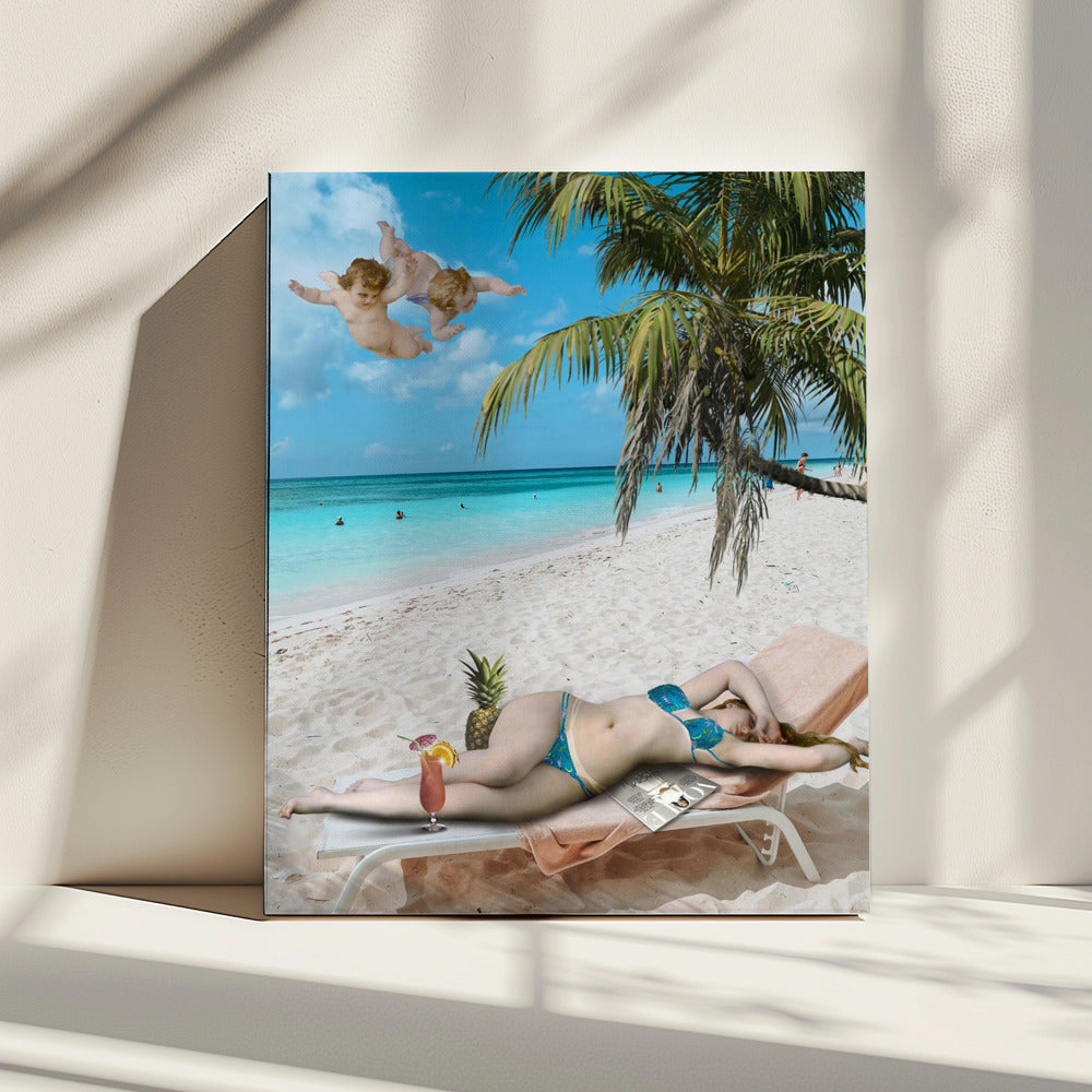 Venus am Strand | Leinwand