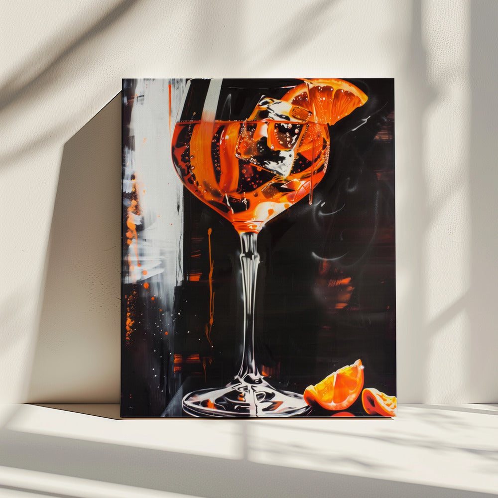 Aperol Spritz Dark Edition | Canvas