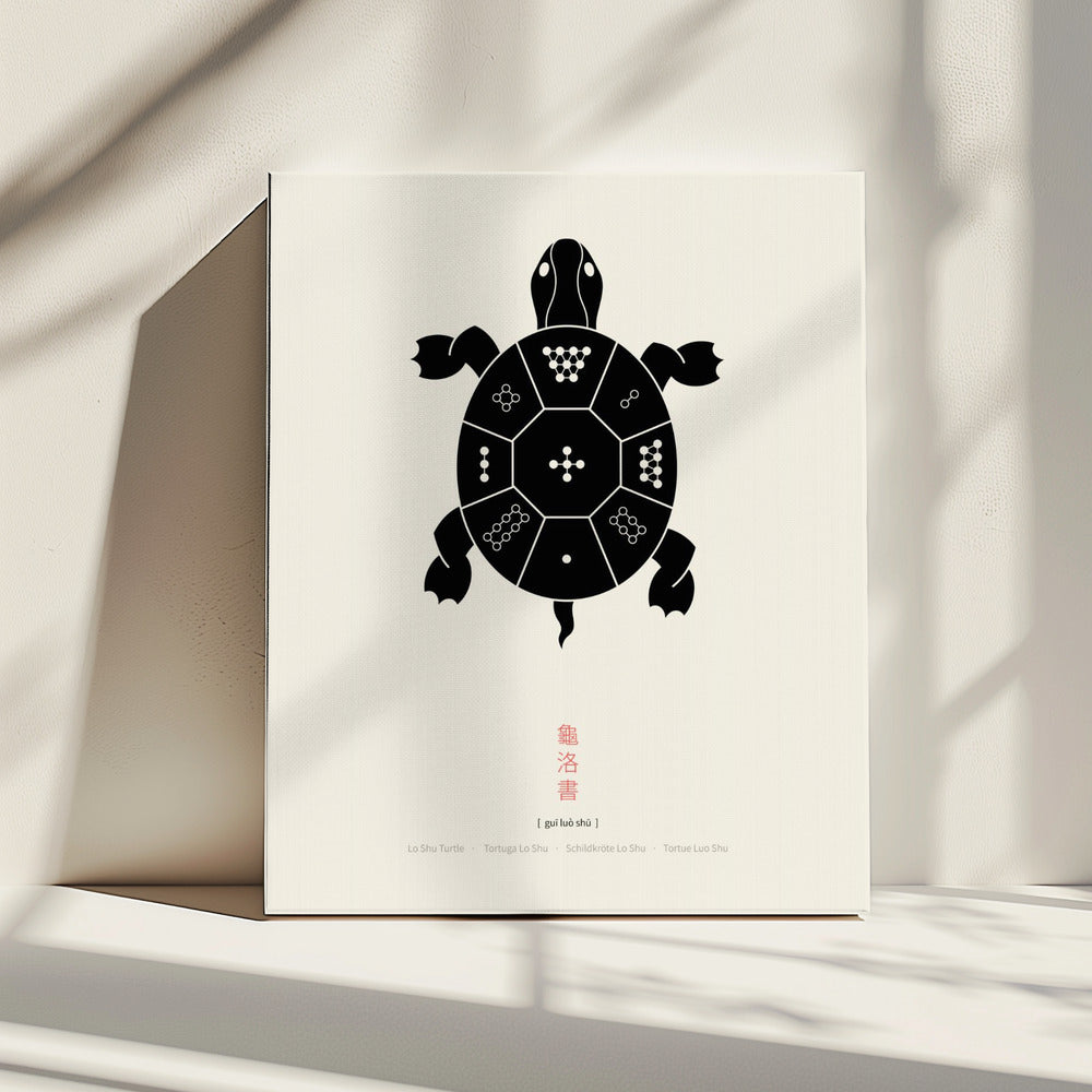 Lo Shu Schildkröte | Leinwand