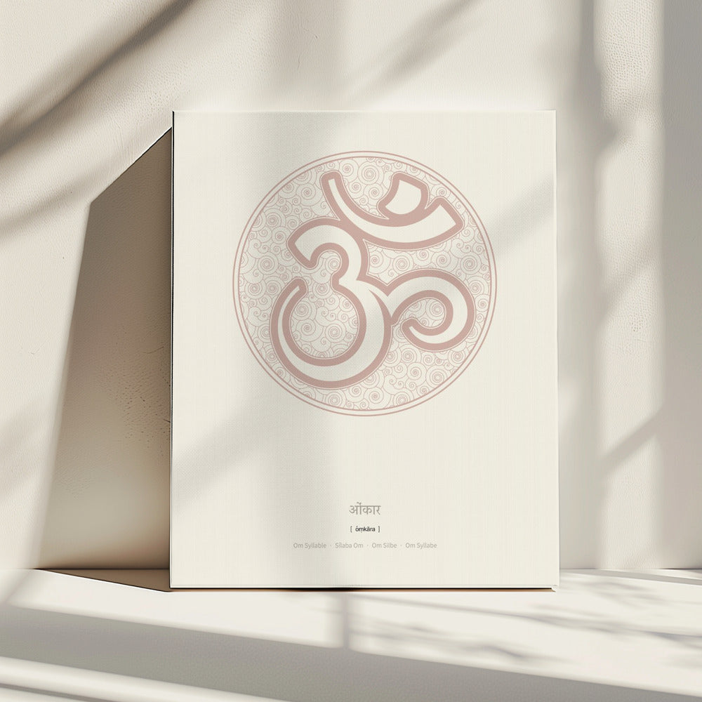 Om Silbe | Leinwand