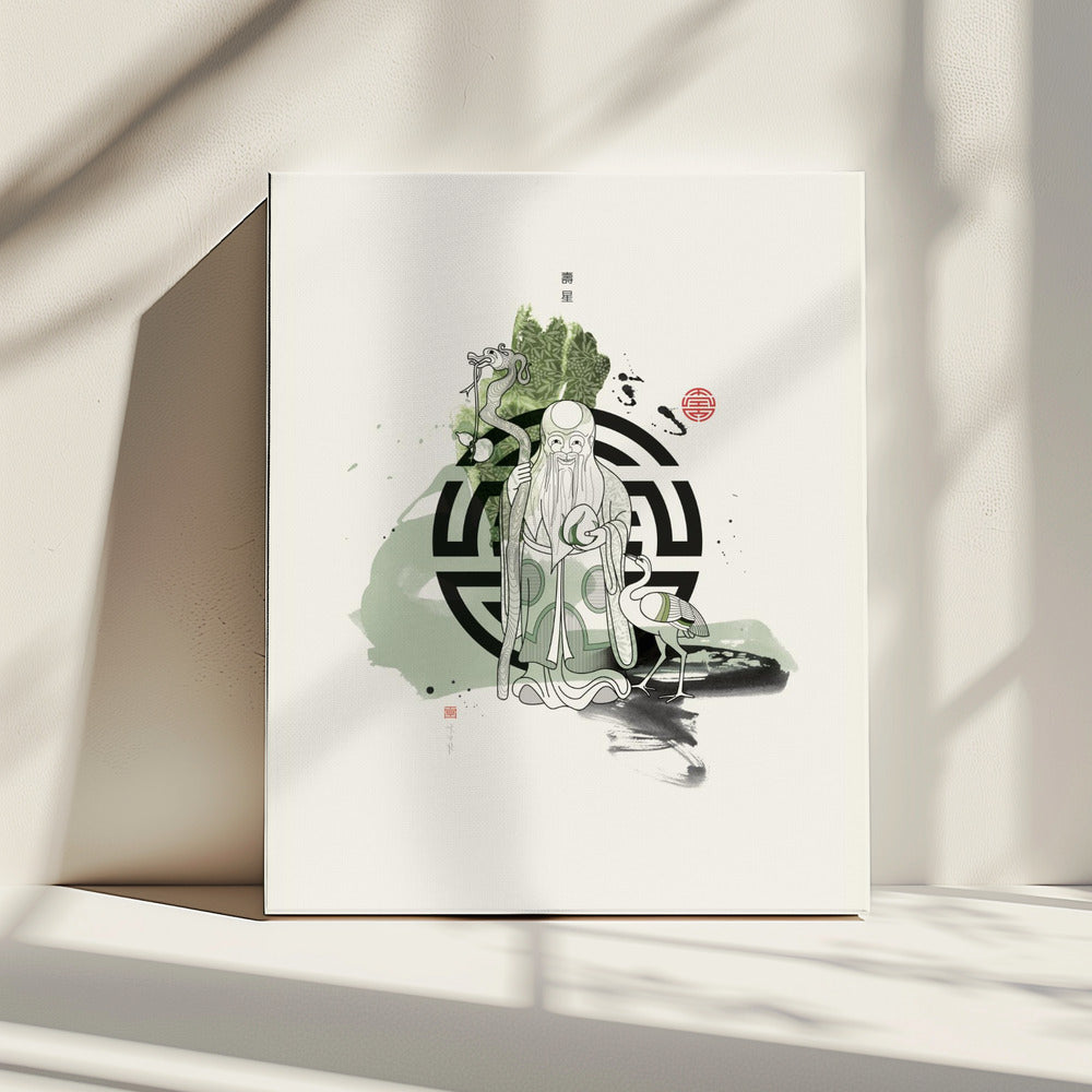 Shou Xing | 壽星 | Leinwand