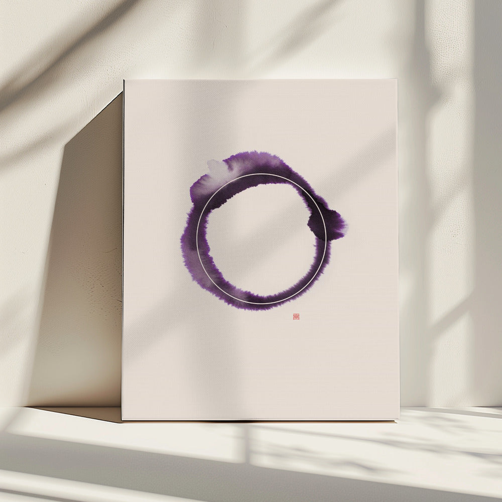 Kreis Nr. 3 | Rose | Leinwand