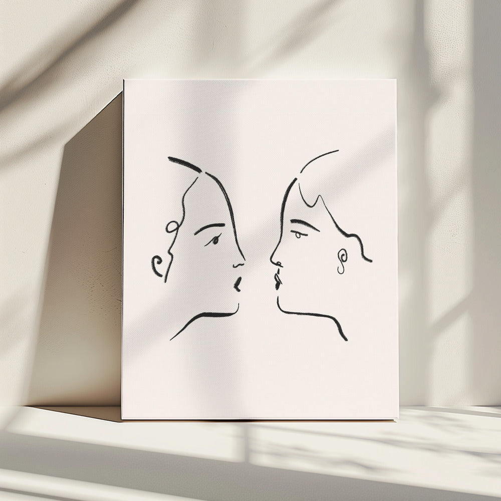 Der Kuss | Leinwand