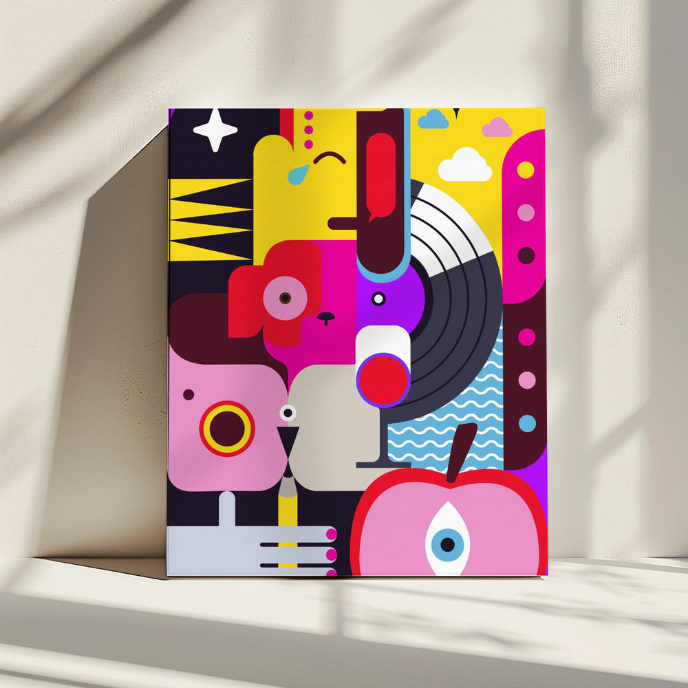 Pop Art Leben | Leinwand