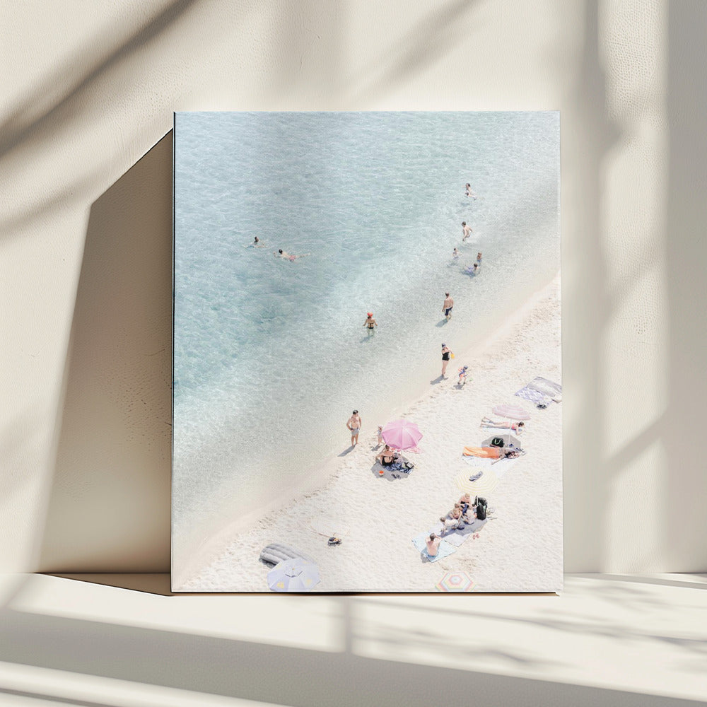 Luftaufnahme des Strandes 2 | Leinwand