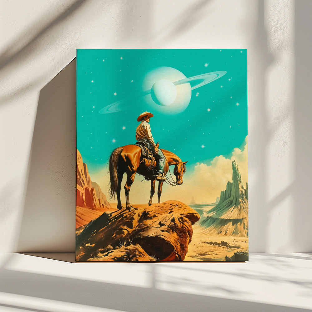Ein westlicher Astronaut | Leinwand