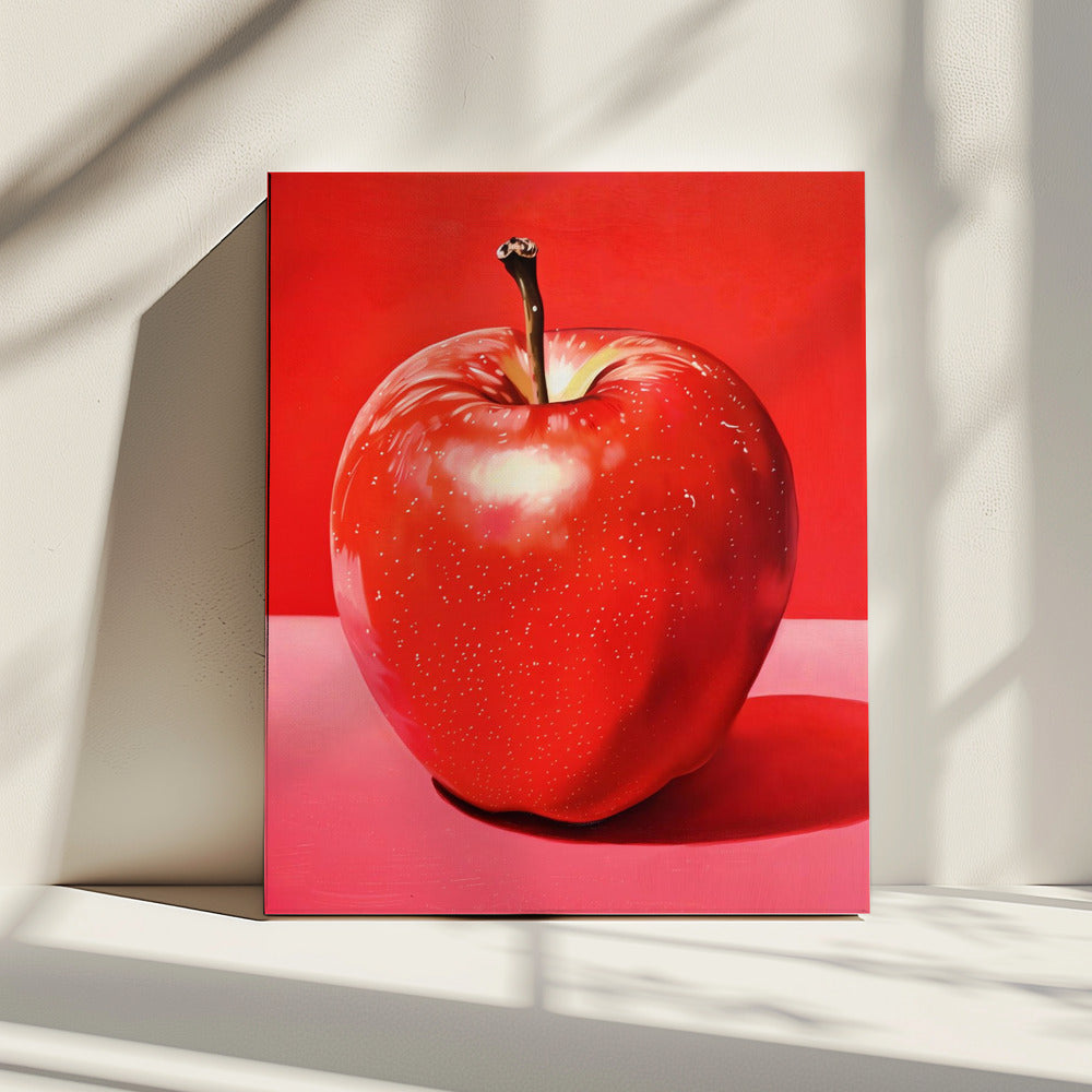Roter Apfel | Leinwand