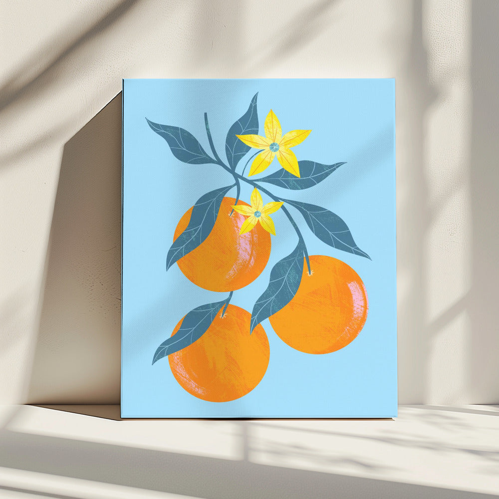 Orangenzweig | Leinwand