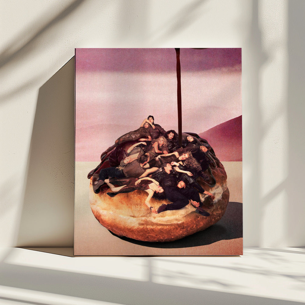 Surrealer dekadenter Donut | Leinwand