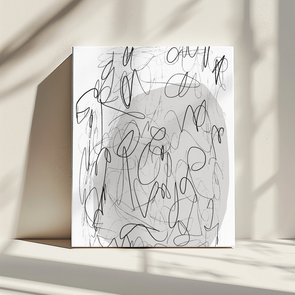 Chaotischer Wirbelwind | Leinwand