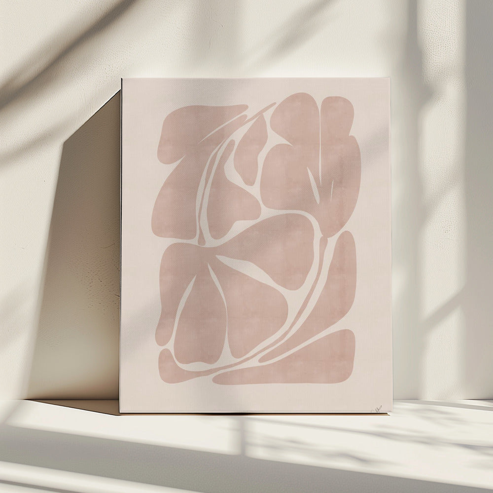 Beige Abstract Shapes | Canvas