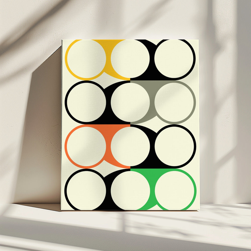 Geometrisches abstraktes Design | Leinwand