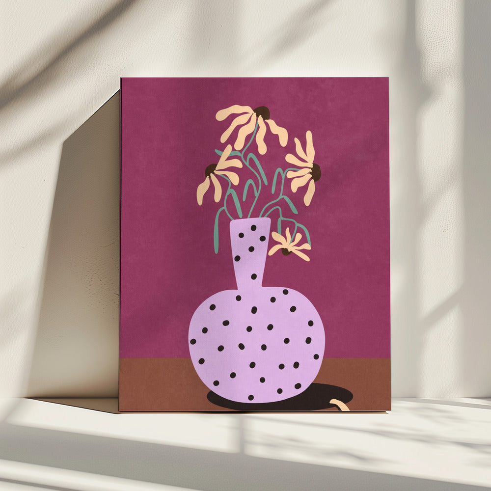 Blumen in Vase | Leinwand