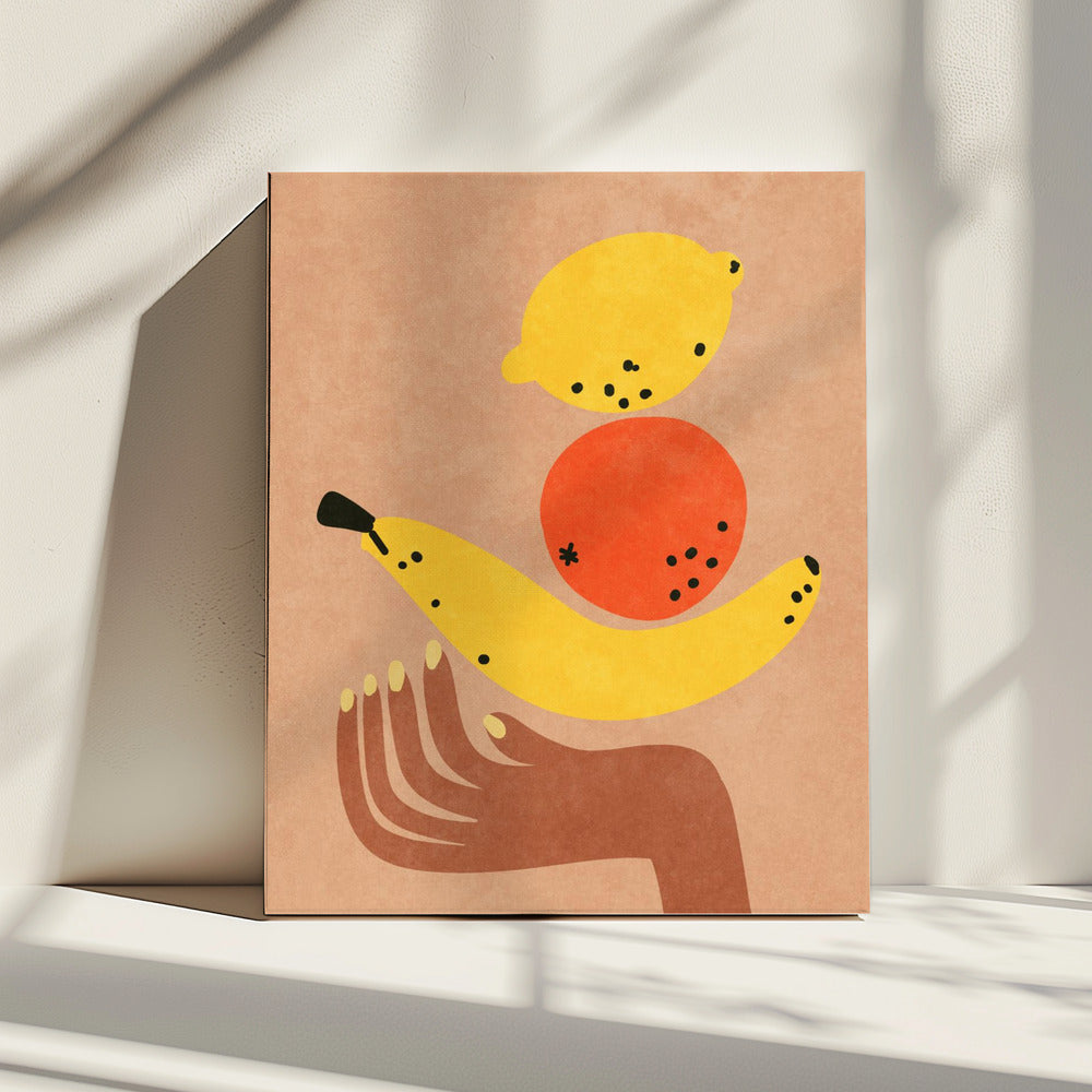 Früchte in meiner Hand | Leinwand