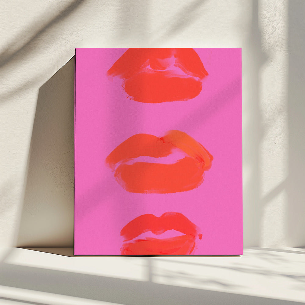 Neon Pout Serie | Leinwand