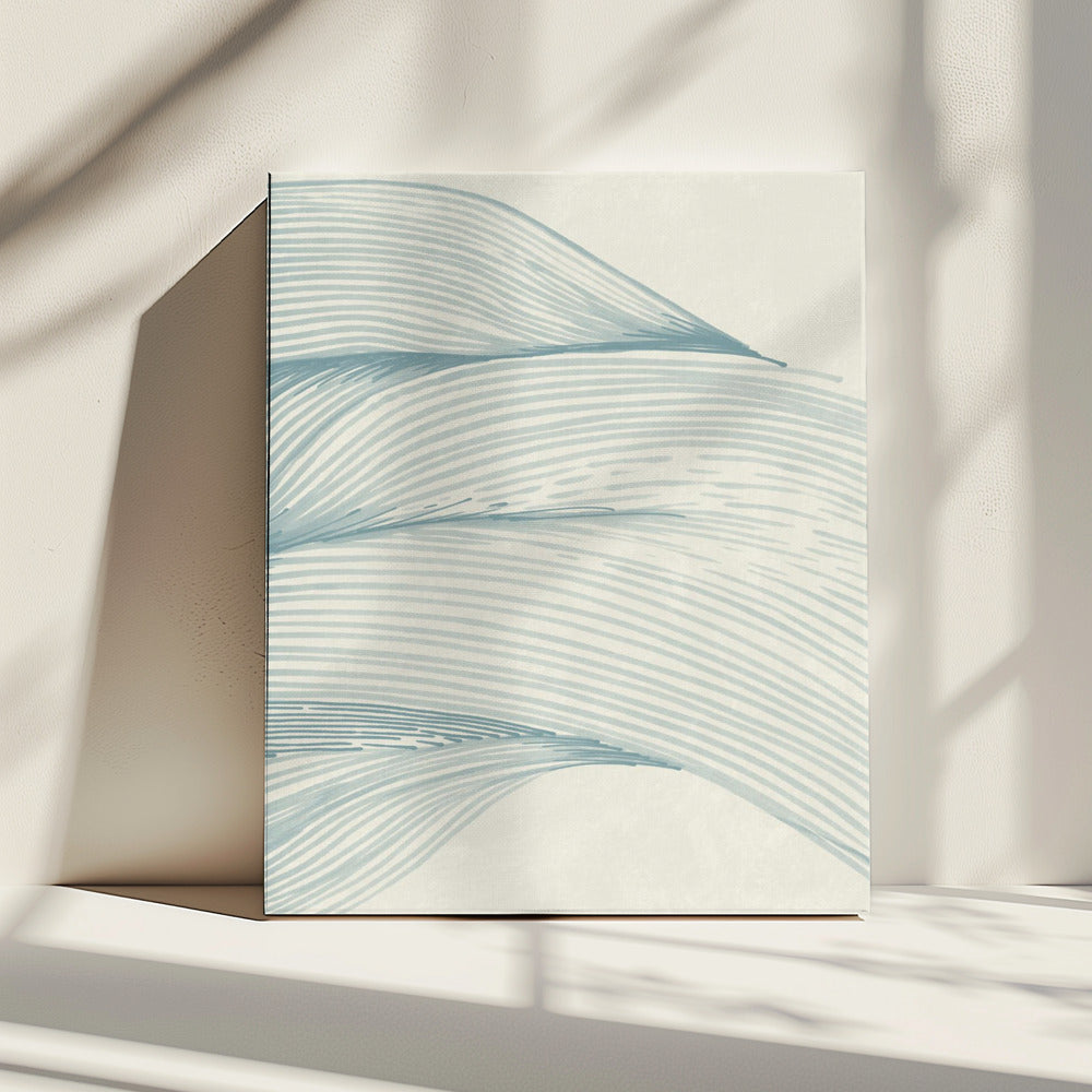 Ozean in Linien 01 | Leinwand