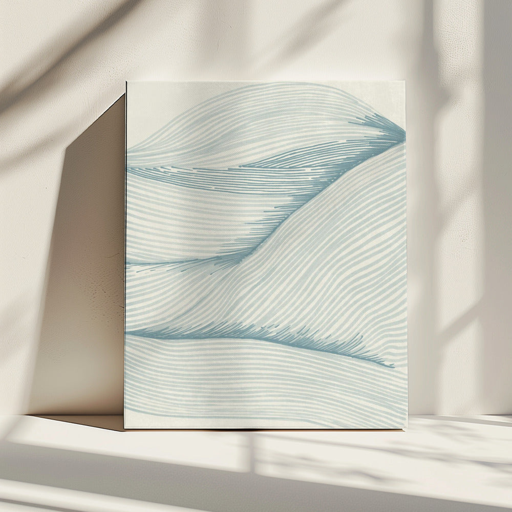 Ozean in Linien 02 | Leinwand