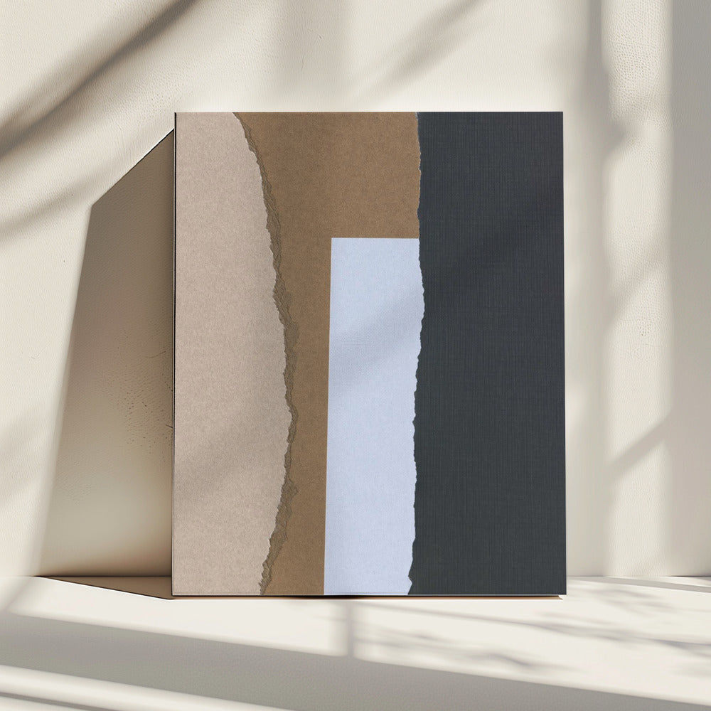 Zerrissenes Papier 3 | Leinwand