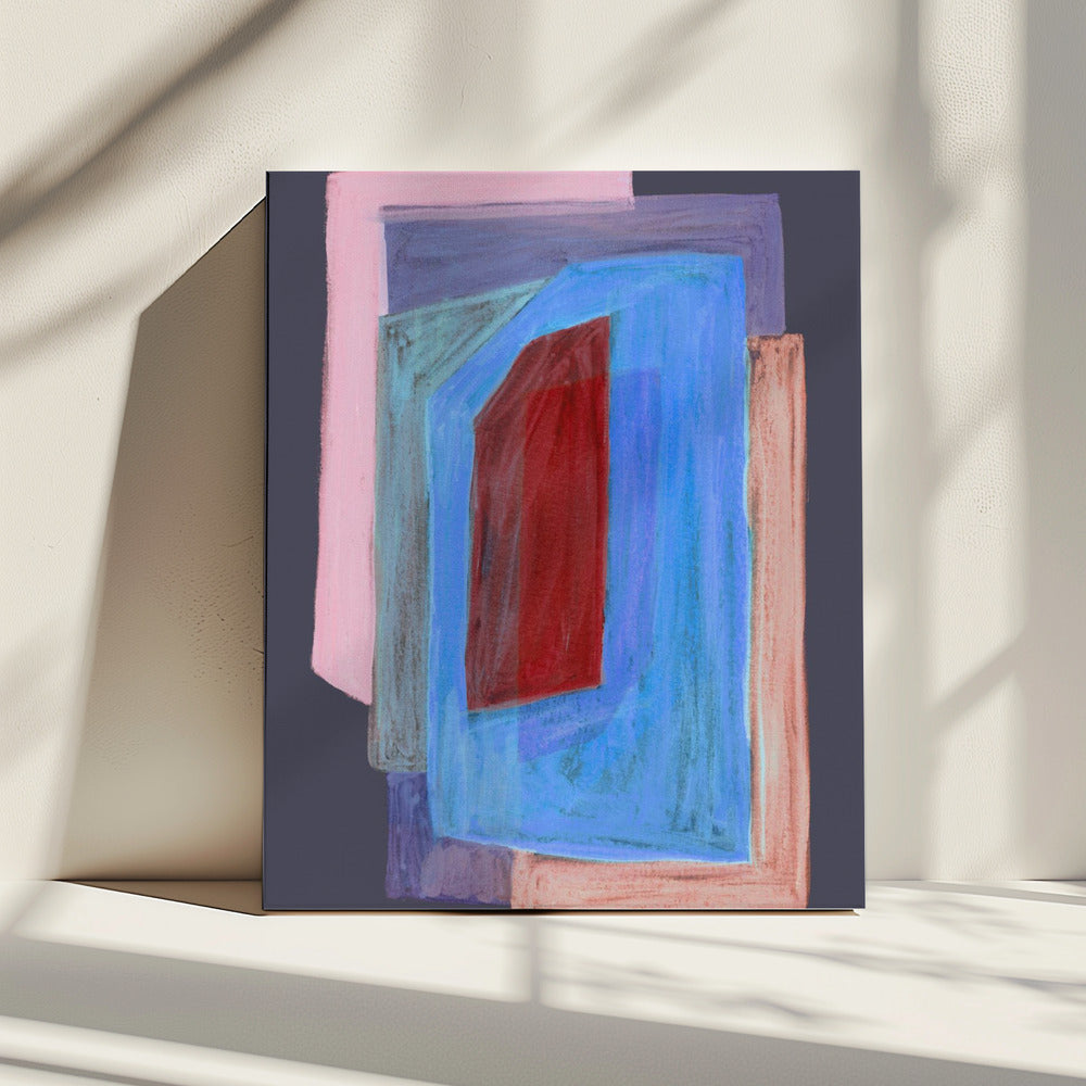 Chalks and Shapes 3 | Canvas