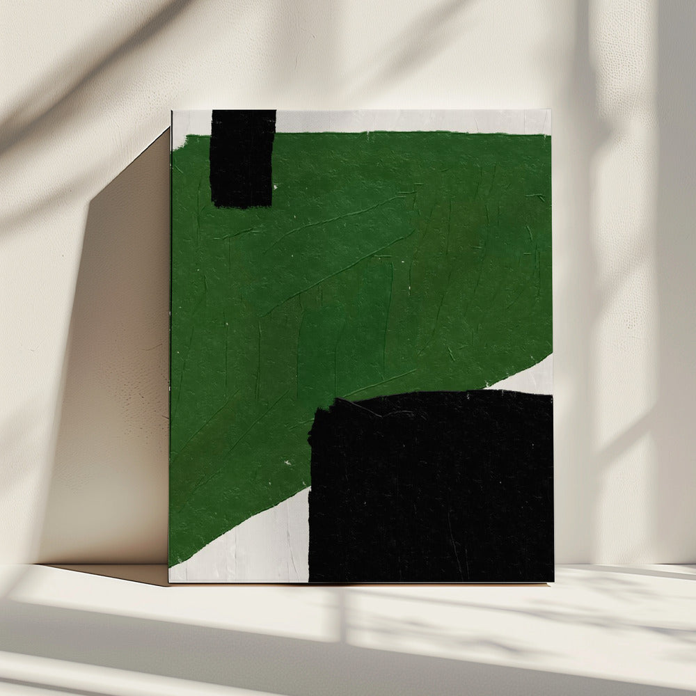 Emerald Abstraction | Canvas