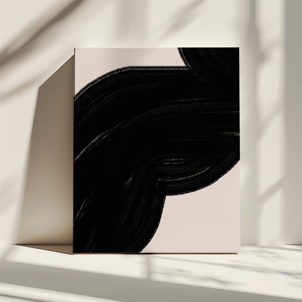 Black Wave Flow | Canvas