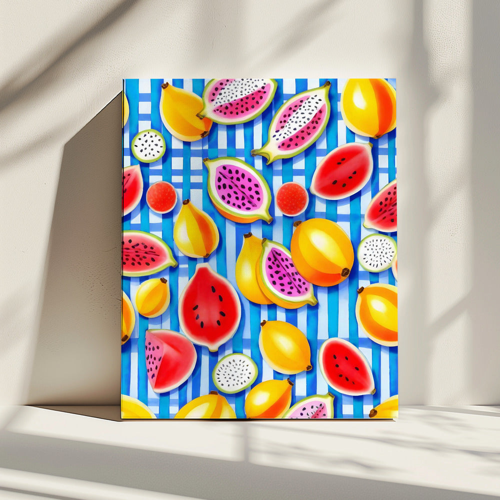 Tropischer Fruchtpop | Leinwand
